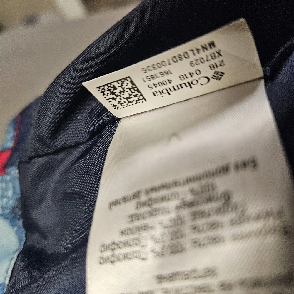Columbia interchange winter jacket Kids Size L Omni-Tech Waterproof Breathable